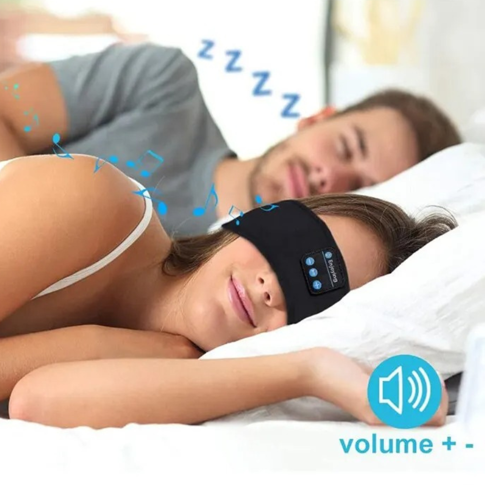 SleepBand – Pannband med trådlösa hörlurar