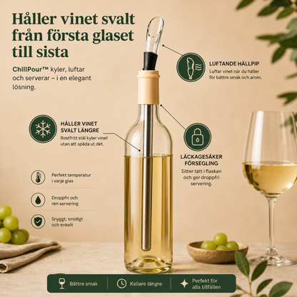 ChillPour™ – För Kallare Vin och Bättre Smak