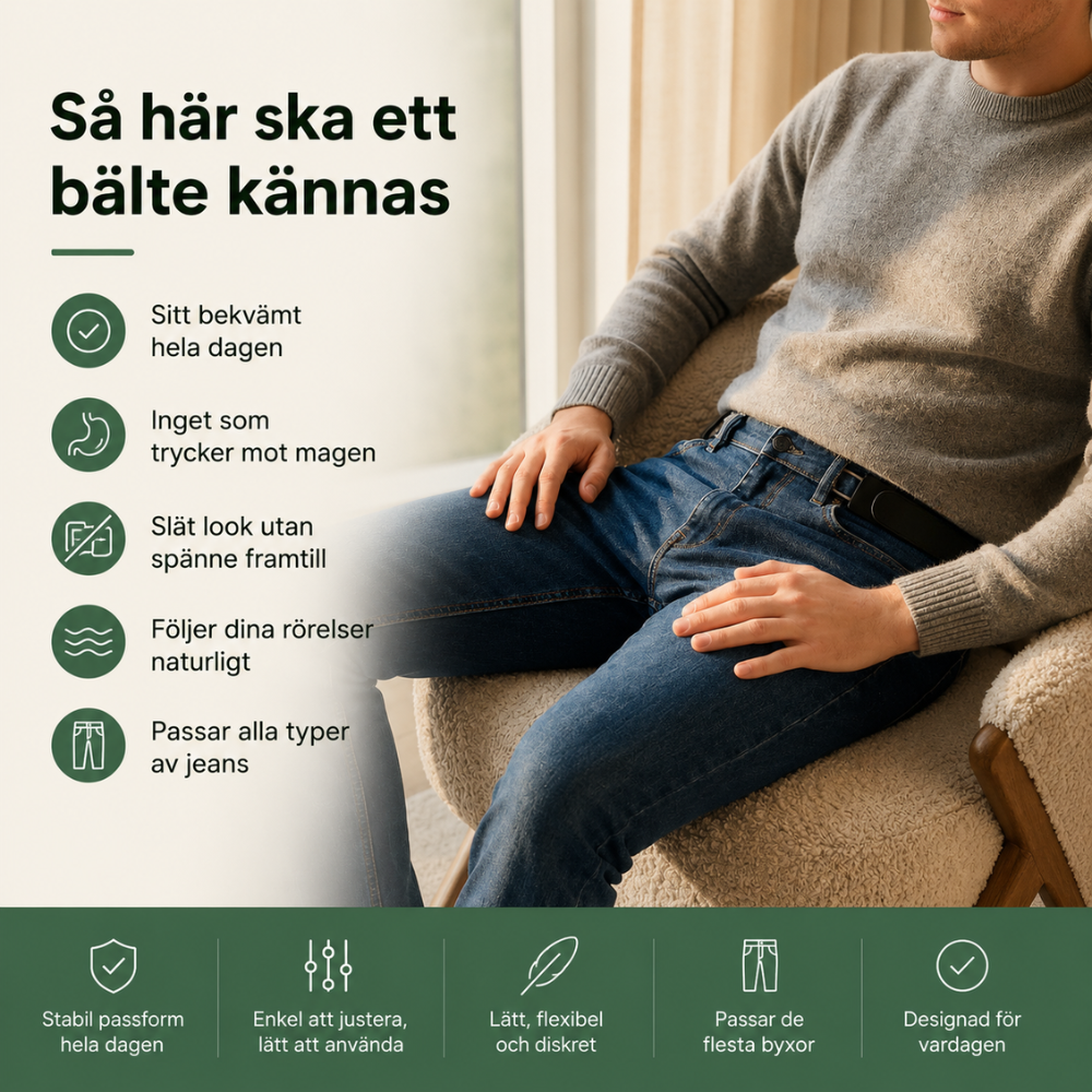 FlexBälte™ – Komfort hela dagen