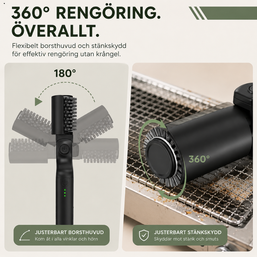 GrillMaster – Elektrisk grillborste