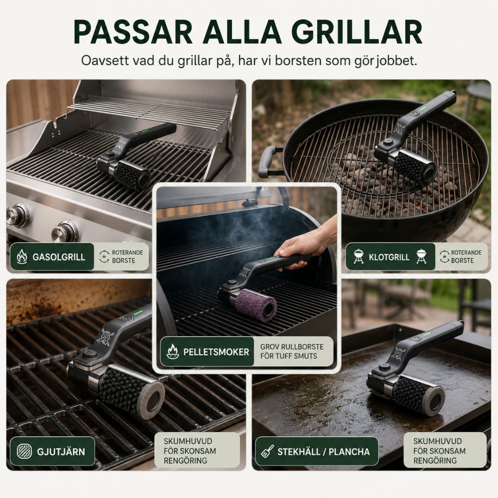 GrillMaster – Elektrisk grillborste